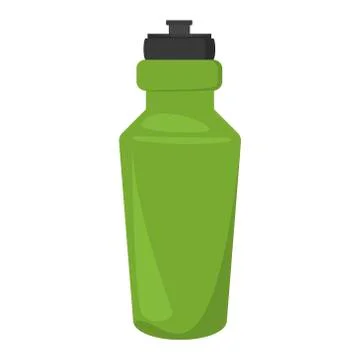 Blank plastic bottle for water vector illustration Stock Illustration