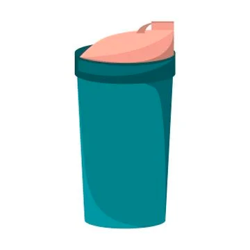 Blank plastic bottle for water vector illustration Stock Illustration