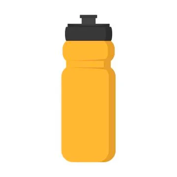 Blank plastic bottle for water vector illustration Stock Illustration