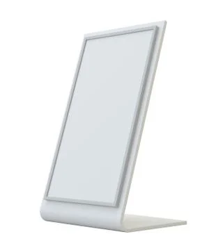 Blank plastic holder Illustrazione stock