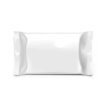 Blank Plastic Pouch Foil Packaging For Branding Stock-Illustration