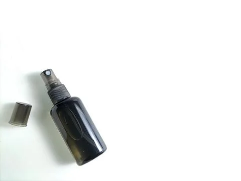 Blank plastic spray bottle Stock Photos