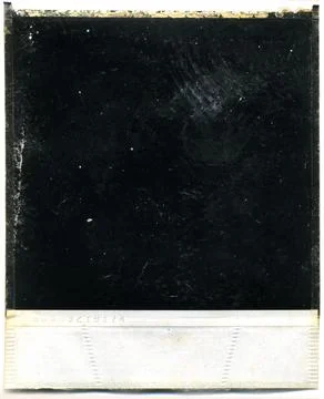 Blank Polaroid High Resolution Scan 10K - Black with Grunge #78 Stock Photos