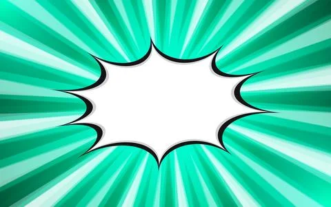 Blank pop art comic background design. Vector illustration. Stock Illustration