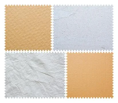 Blank postage stamp background texture isolated Stock Photos
