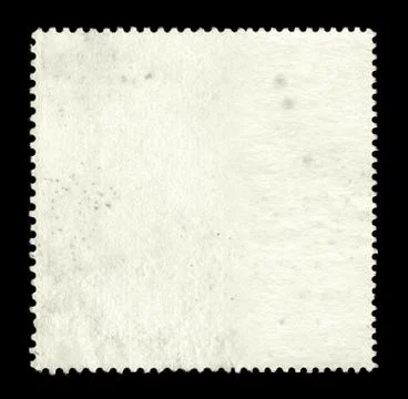 Blank postage stamp background texture isolated Foto stock