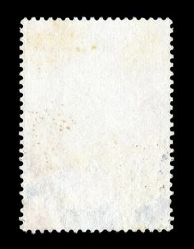 Blank postage stamp background texture isolated Foto stock