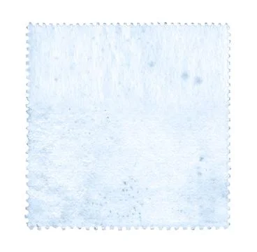 Blank postage stamp background textured isolated on white Stock Photos