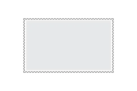 Blank Postage Stamp Stock-Illustration