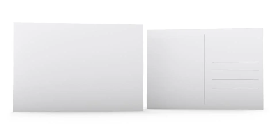 Blank Postcard Stock Illustration