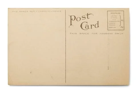 Blank Postcard Stock Photos