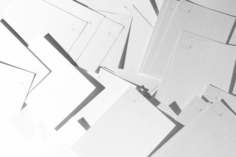 Blank postcards Stock-Fotos