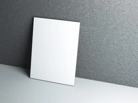 Blank poster 库存插图