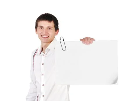 Blank poster Stock Photos