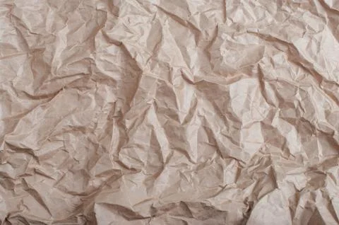 Blank poster texture for text. Crumpled paper high detailed Stock Photos