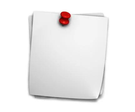 Blank postit Stock Illustration