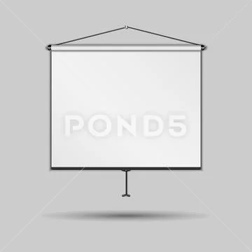 Blank presentation screen Stock-Illustration
