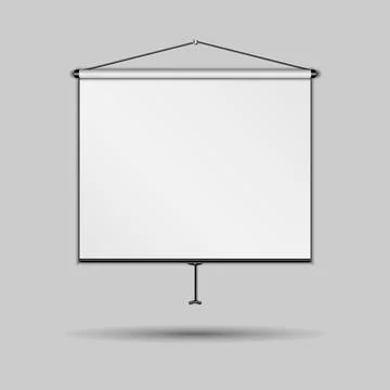 Blank presentation screen Stock Illustration