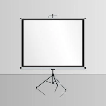 Blank presentation screen Stock Illustration