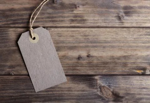 Blank price tag Stock Photos