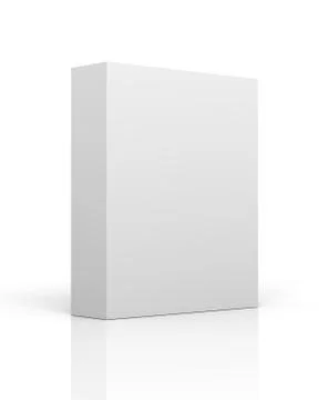 Blank product box concept 3d illustration Stock Illustration