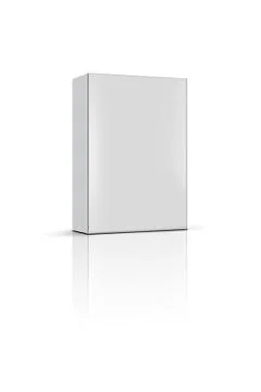 Blank product box Stock Illustration