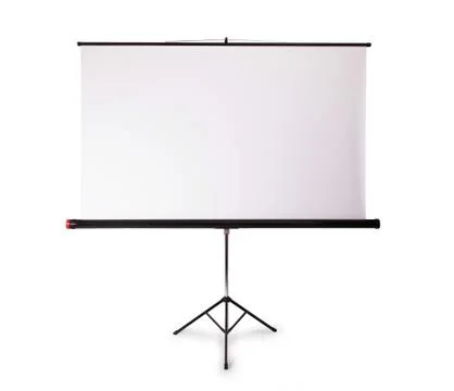 Blank projection screen with copy-space Stock Photos