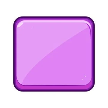 Blank purple user interface button for web design Illustrazione stock