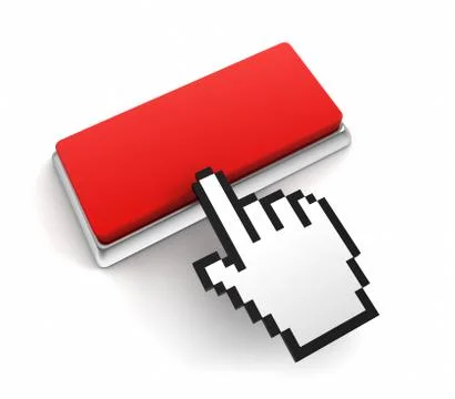 Blank push button Stock Illustration