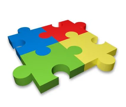 Blank puzzle icon Stock Illustration