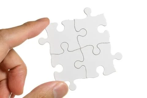 Blank Puzzle Stock Photos