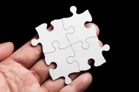 Blank Puzzle Stock Photos