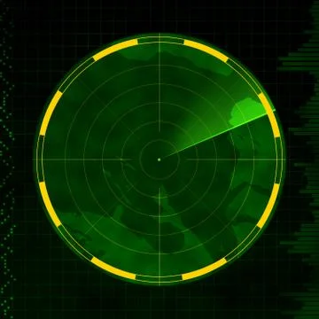 Blank Radar Stock Illustration