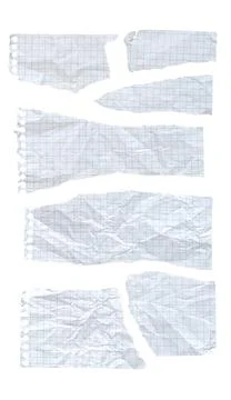 Blank ragged blue pattern text box templates showcasing wrinkled paper textur Stock Photos