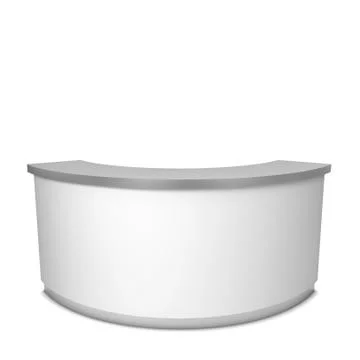 Blank reception counter 스톡 일러스트