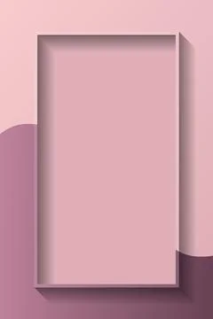 Blank rectangle colorful abstract frame background. Good for banner, social m Stock Illustration