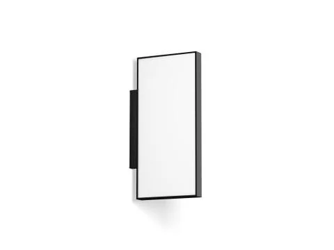 Blank rectangular store outdoor signage mock up isolated Stock Photos