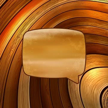 Blank Recycle paper Speech Bubble.  + EPS8 Illustrazione stock
