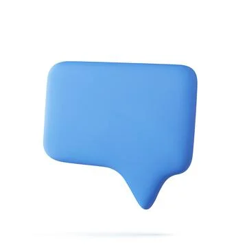 Blank red speech bubble pin Illustrazione stock