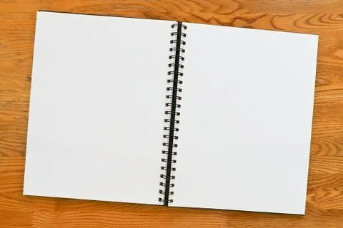 Blank ringbinder border Stock Photos