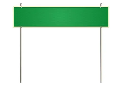 Blank road sign Illustrazione stock