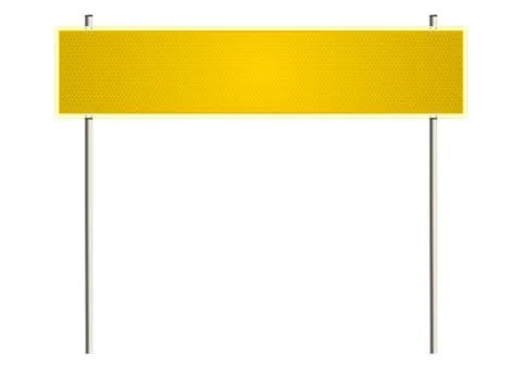 Blank road sign Stock Illustration