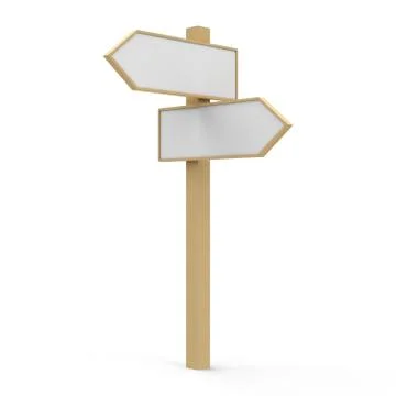 Blank road sign Stock Illustration