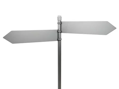 Blank road sign Stock Illustration
