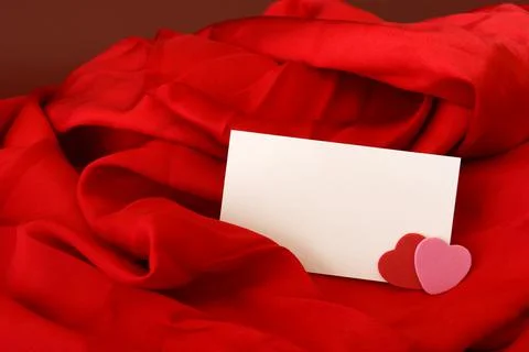 Blank Romantic Notecard Stock Photos