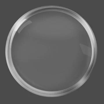 Blank Round Icon Badge Button Stock Illustration