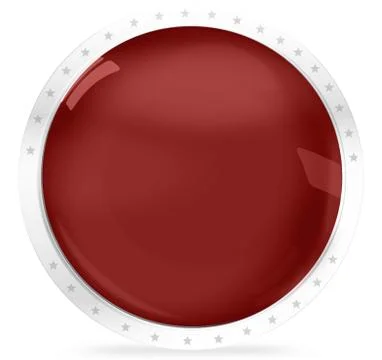 Blank Round Icon Badge Button Illustrazione stock