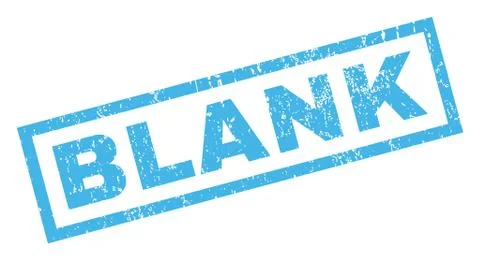 Blank Rubber Stamp Illustrazione stock