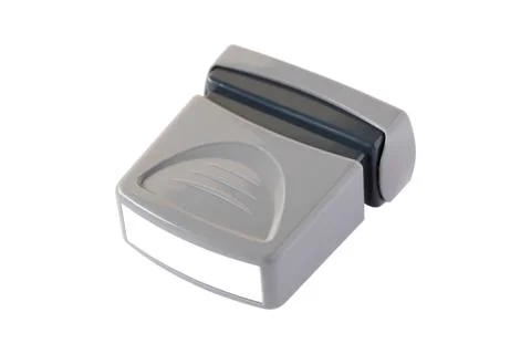 Blank rubber stamp isolate on white background Stock Photos