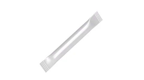 Blank sachet packaging Stock Footage 61416460